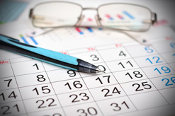 Calendar, Pen, and Glasses Calendar, Pen, and Glasses