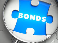 Photodune 11757933 bonds puzzle with missing piece through loupe xs